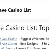 Inclave Casino  List