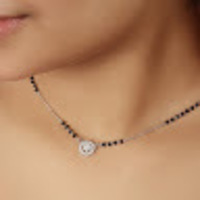 Silver Mangalsutra